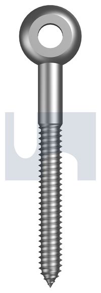 316 Grade Stainless Steel Lag Screw Eye