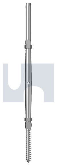316 Marine Grade Stainless Steel Rigging Screw Swage/ Lag M5x3.2mm