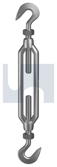316 Marine Grade Stainless Steel Open Body Turnbuckle Hook / Hook