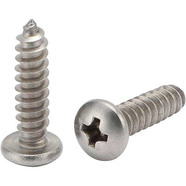 304 Grade Stainless Steel Self Tapper PAN HEAD Phillips Drive Screws