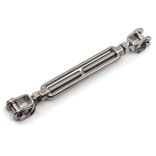 316 Marine Grade Stainless Steel Open Body Turnbuckle Jaw / Jaw