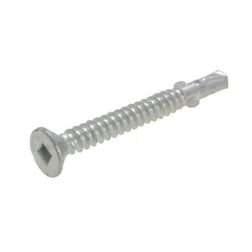 WING TEKS Countersunk Rib Head Square Drive Screws