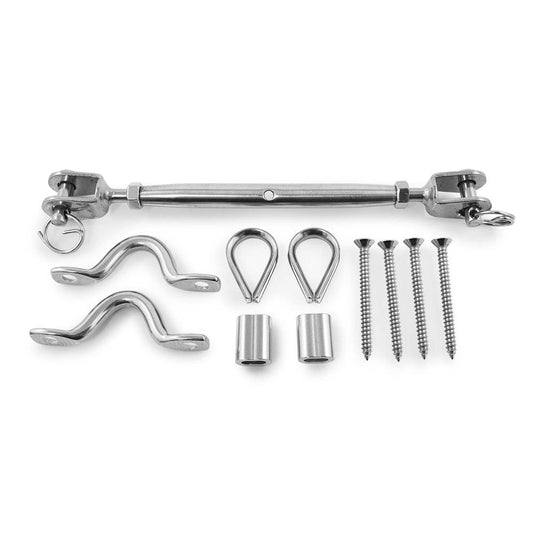 Stainless Steel Wire Rope Balustrade Kit - DIY Kit Bottlescrew Jaw/Jaw