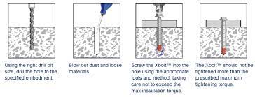 HOBSON XBolt Screw-In Anchors - Galvanised