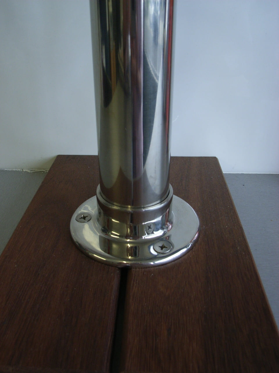 STAINLESS STEEL POST 1.6mm Wall for WIRE Rope Balustrading DIY - Pre Drilled