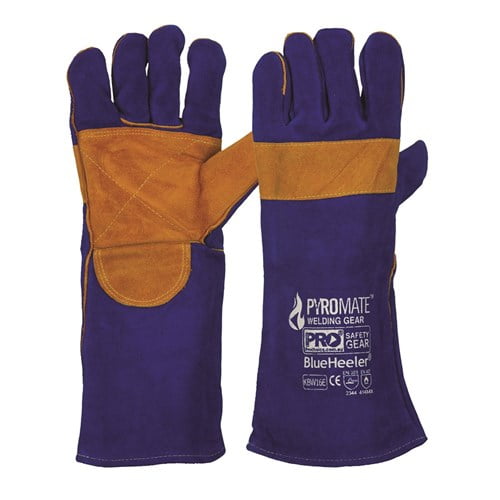 Pro Choice Safety Gear Pyromate® Blue Heeler® - Blue & Gold Kevlar® Large