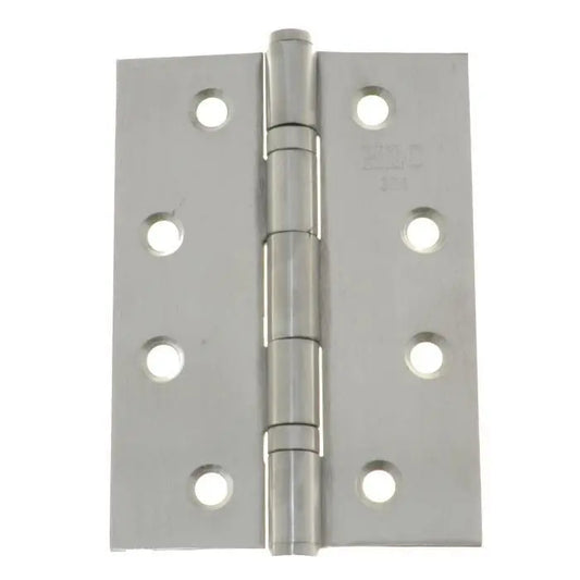 304 Grade Stainless Steel Butt Hinge 8 Hole 100x70x2.5mm PAIR