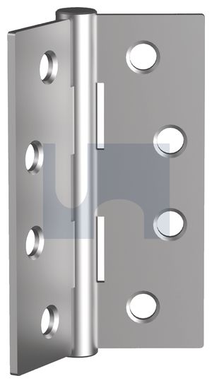 304 Grade Stainless Steel Butt Hinge 8 Hole 100x70x2mm PAIR