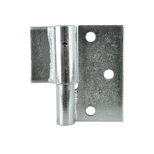 Butt & Weld-On Strap Hinge - Pair of Right 16mm Pin Galvanised