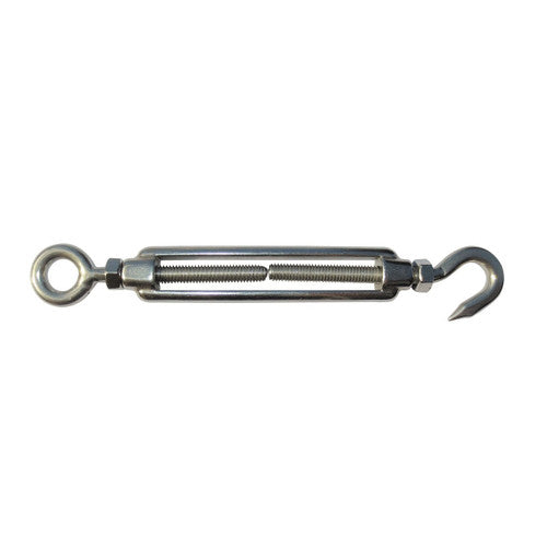 316 Marine Grade Stainless Steel Open Body Turnbuckle Hook / Hook